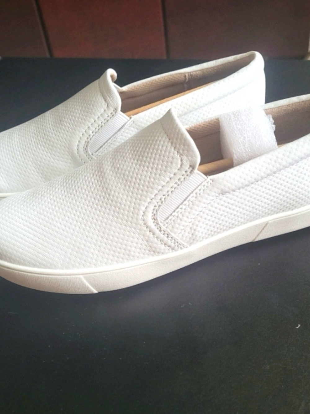 Naturalizer Women's White Slip-On Loafers - Picture 7 of 8